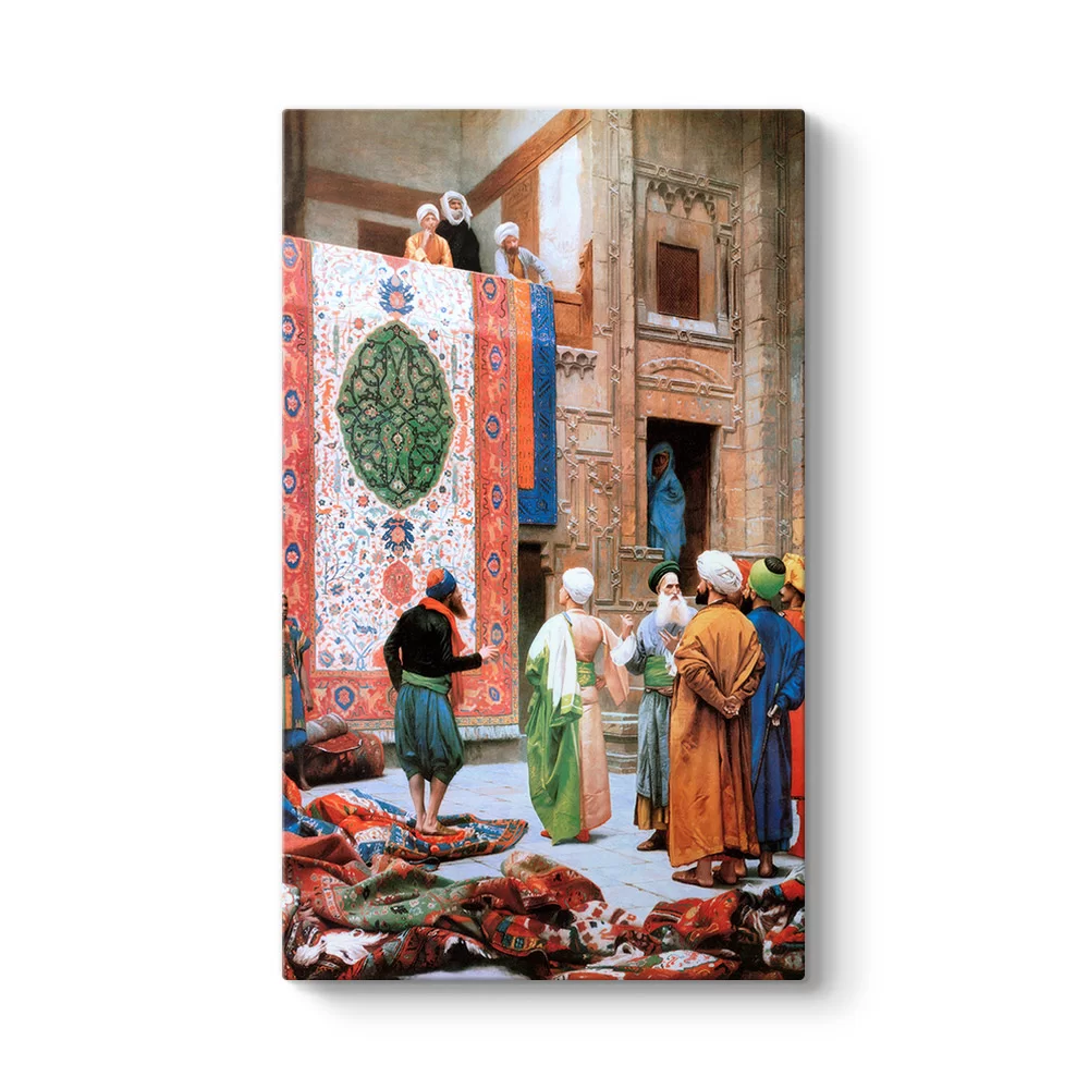 Jean Leon Gerome - Halı Tüccarı Tablosu - Model 35